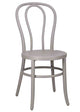 Chivari Cloudy Gray Resin Bentwood Festive Chair CBFRGY-ZG-T