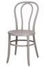 Chivari Cloudy Gray Resin Bentwood Festive Chair CBFRGY-ZG-T