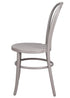 Chivari Cloudy Gray Resin Bentwood Festive Chair CBFRGY-ZG-T