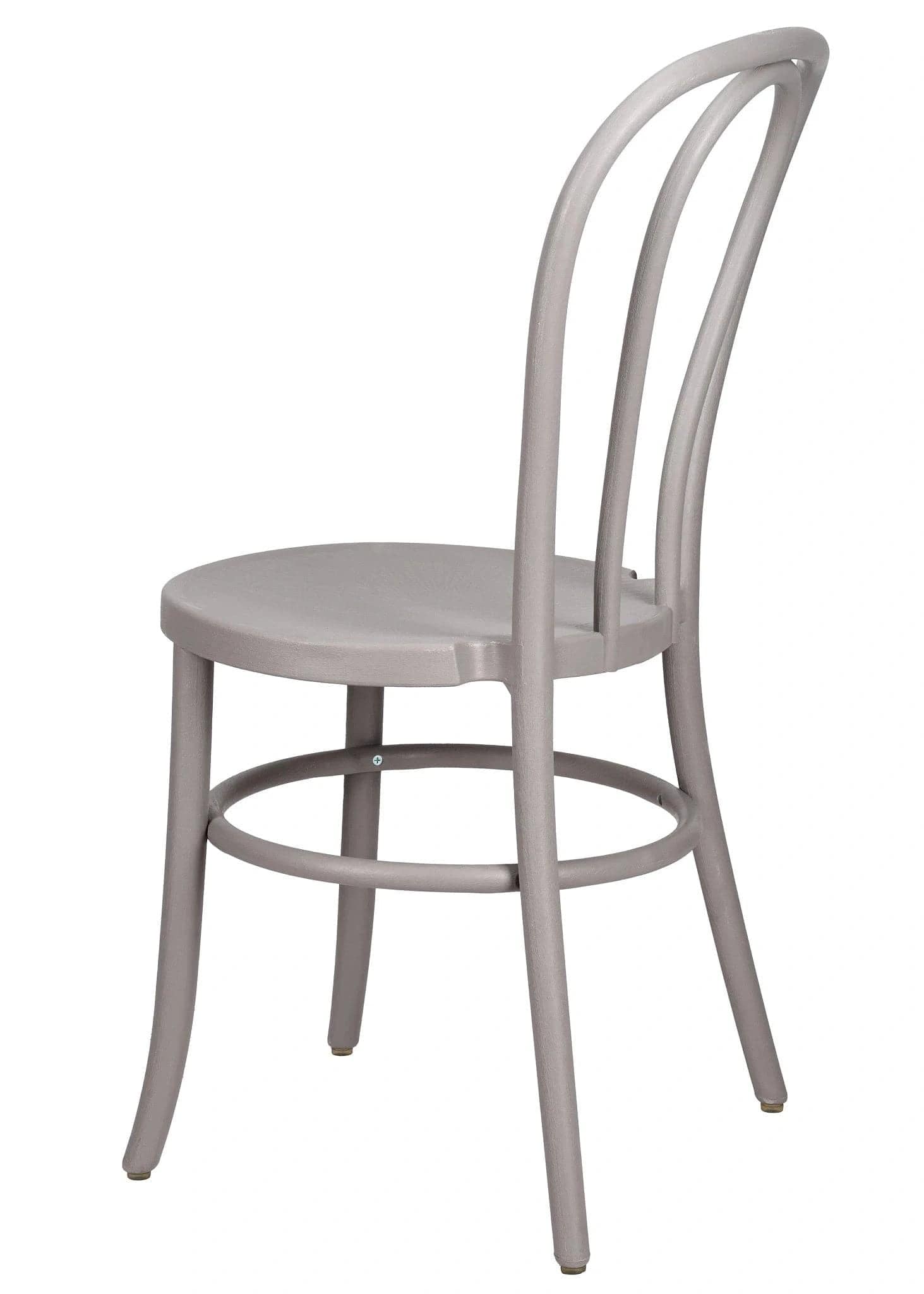 Chivari Cloudy Gray Resin Bentwood Festive Chair CBFRGY-ZG-T