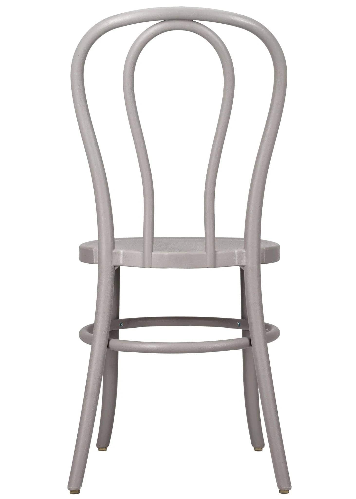 Chivari Cloudy Gray Resin Bentwood Festive Chair CBFRGY-ZG-T