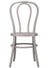 Chivari Cloudy Gray Resin Bentwood Festive Chair CBFRGY-ZG-T