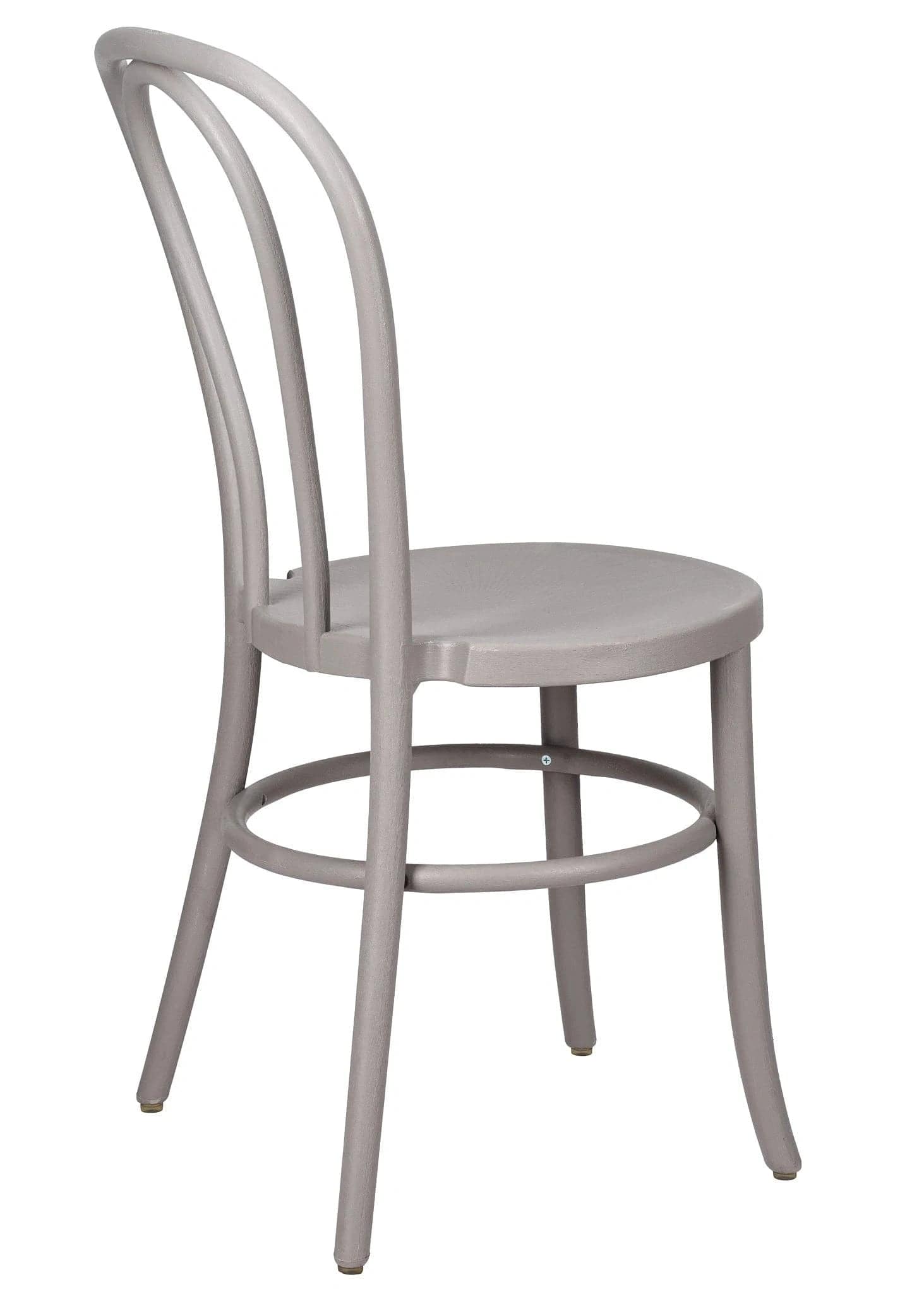 Chivari Cloudy Gray Resin Bentwood Festive Chair CBFRGY-ZG-T
