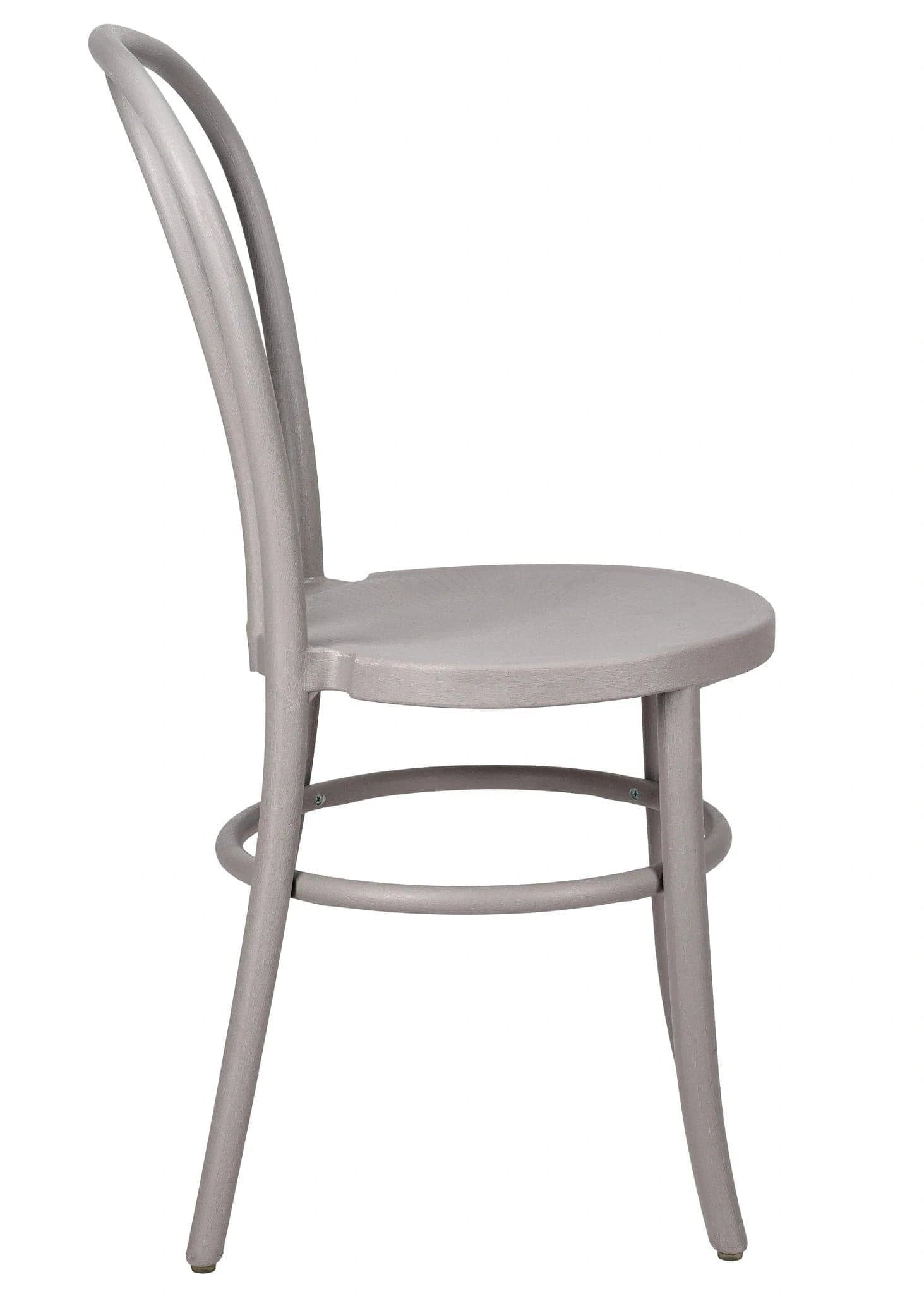 Chivari Cloudy Gray Resin Bentwood Festive Chair CBFRGY-ZG-T