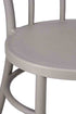 Chivari Cloudy Gray Resin Bentwood Festive Chair CBFRGY-ZG-T