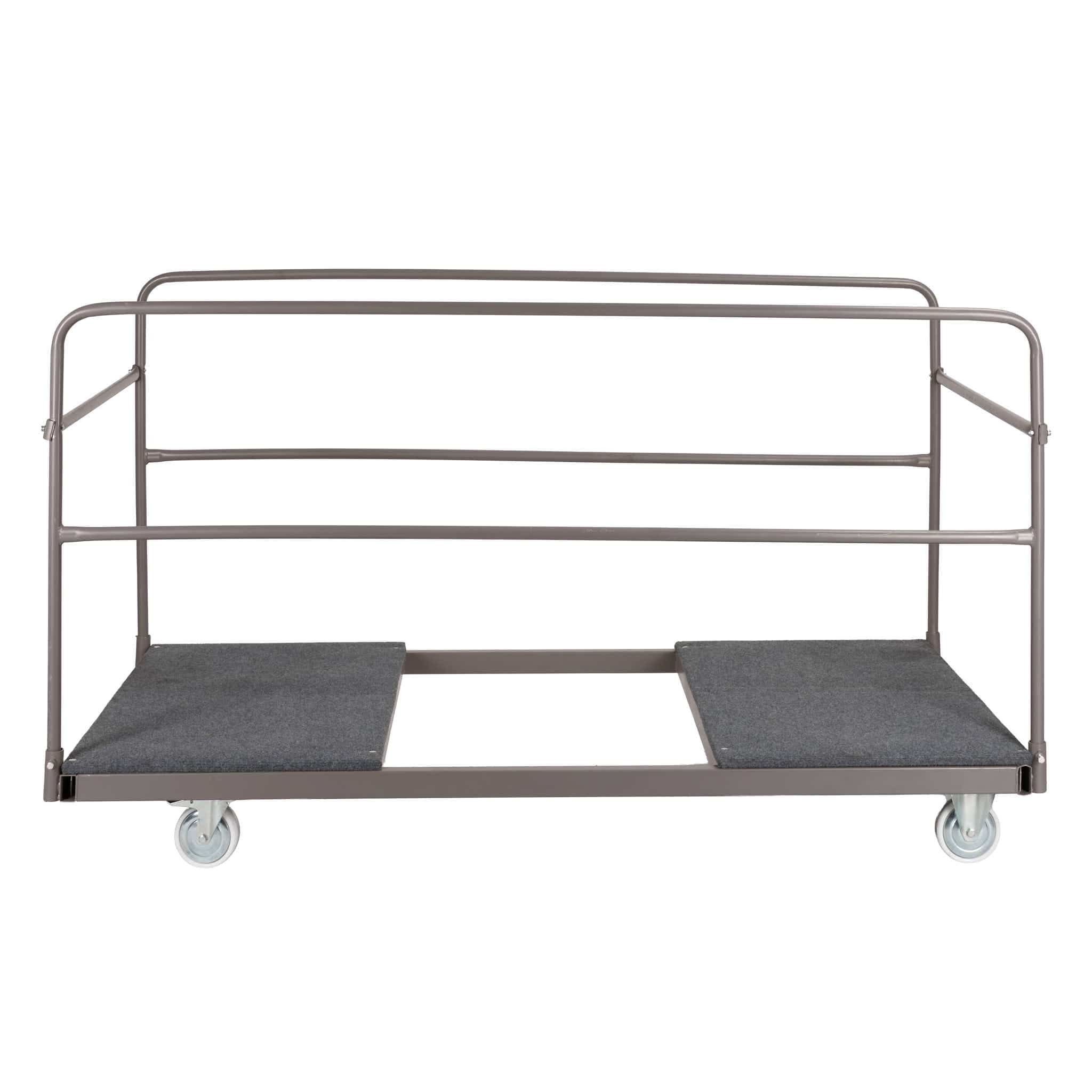 Chivari Extra Large Steel Banquet Table Cart - Gray CART105G-AX-T
