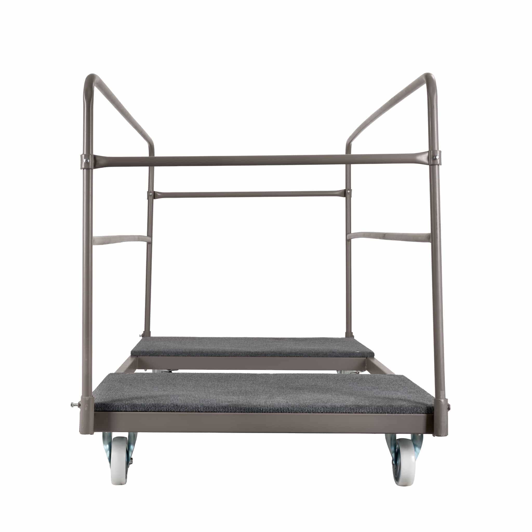 Chivari Extra Large Steel Banquet Table Cart - Gray CART105G-AX-T