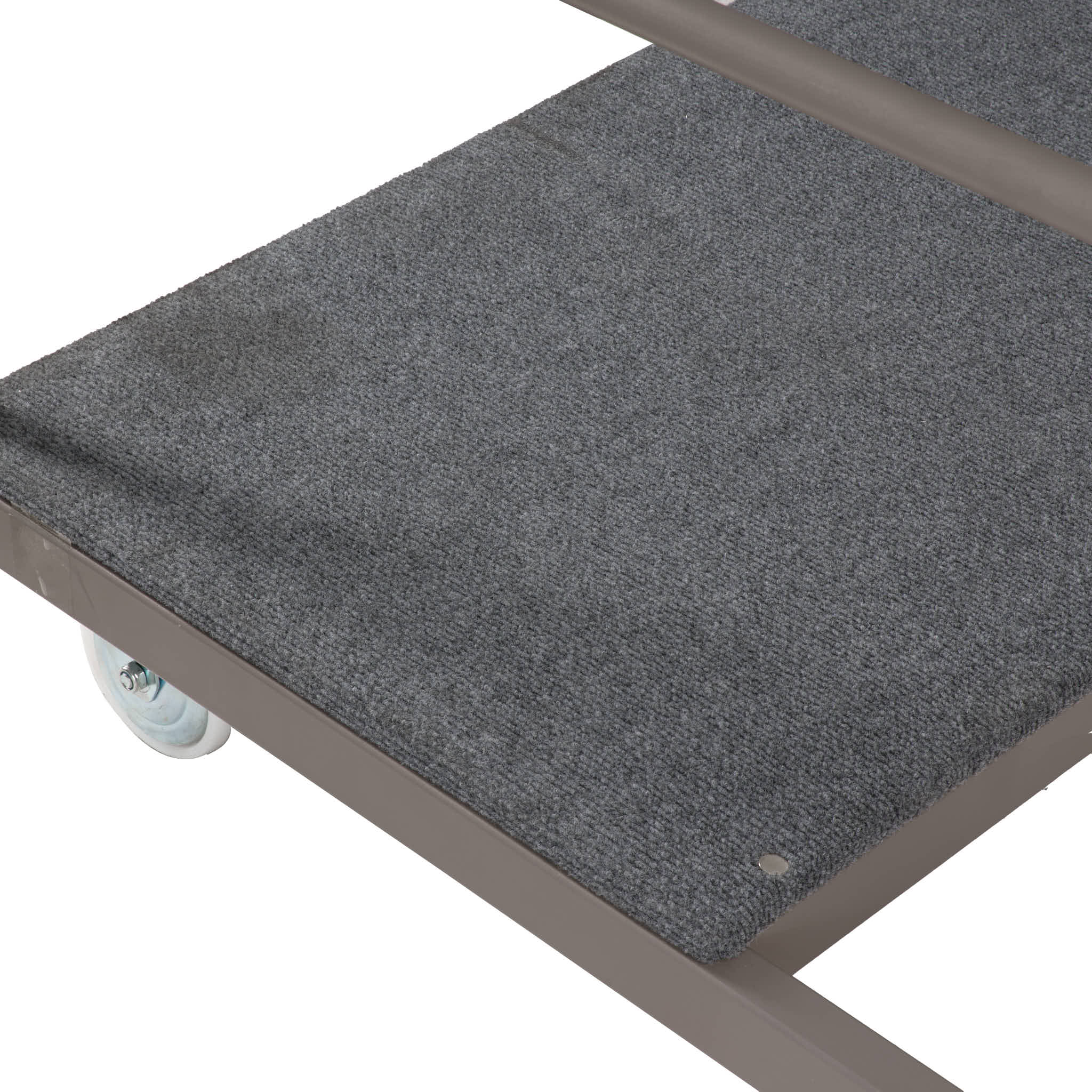 Chivari Extra Large Steel Banquet Table Cart - Gray CART105G-AX-T