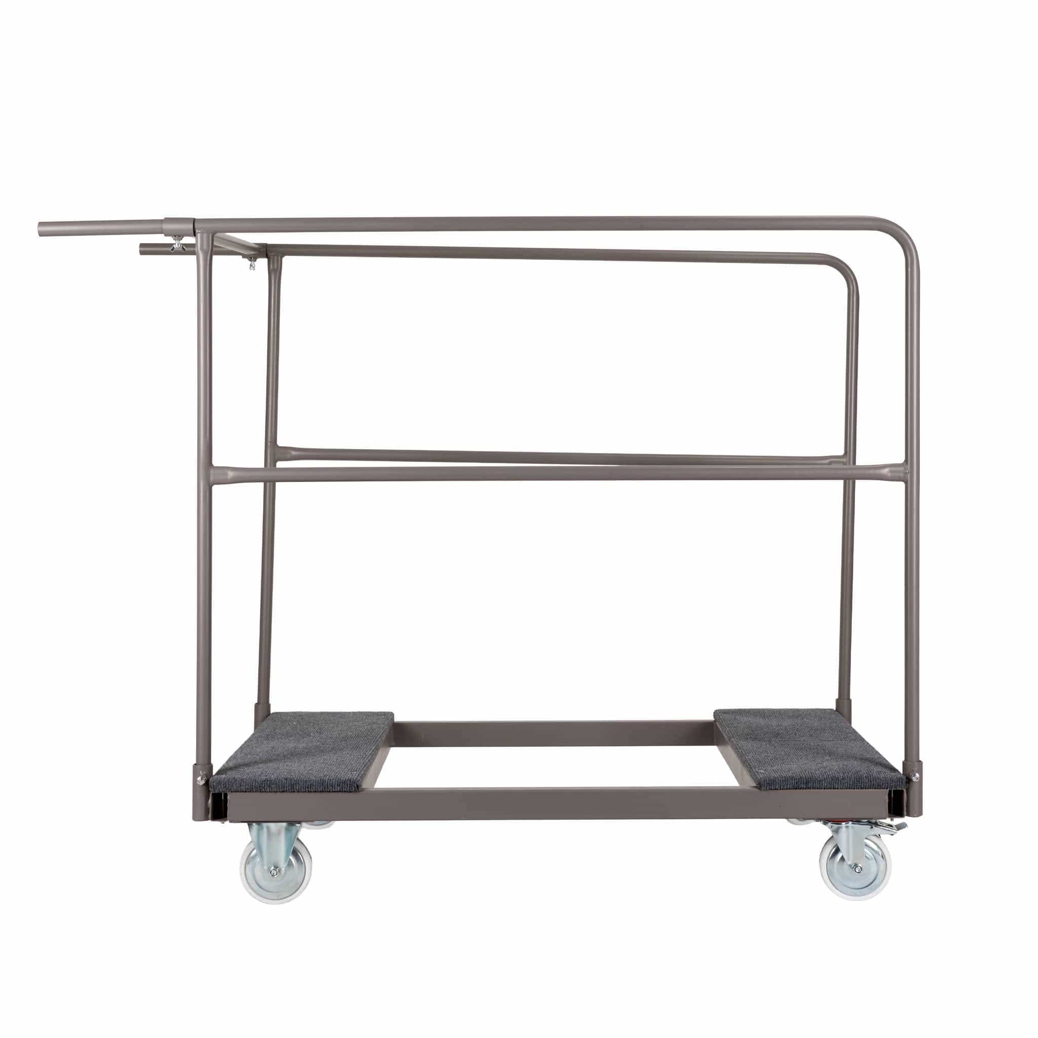 Chivari Steel Banquet Table Cart - Gray CART102G-AX-T