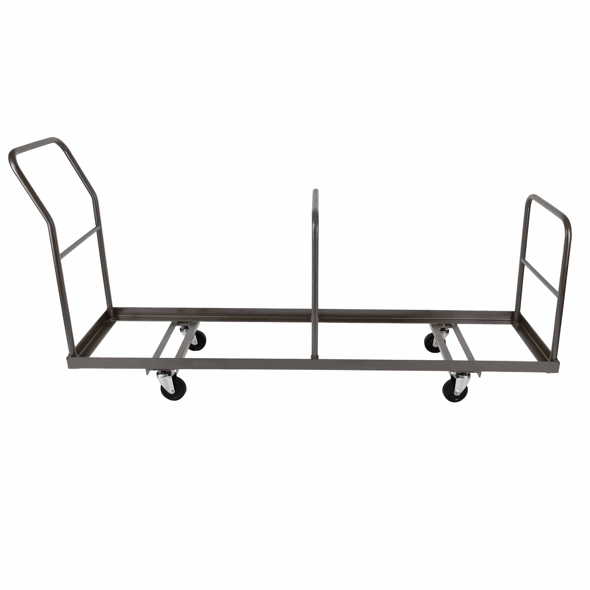 Chivari Extra Large Steel Folding Chair Cart for Poly Resin Bamboo and Wood Folding Chairs - Gray CART111G-AX-T