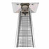 Chivari Gray Propane Pyramid Patio Heater 43000 BTU with Cover HEAT-PYR43KBTU-GRY