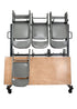 Chivari Hanging Cart for Metal Folding Chairs and Tables CART101TBL-AX-T