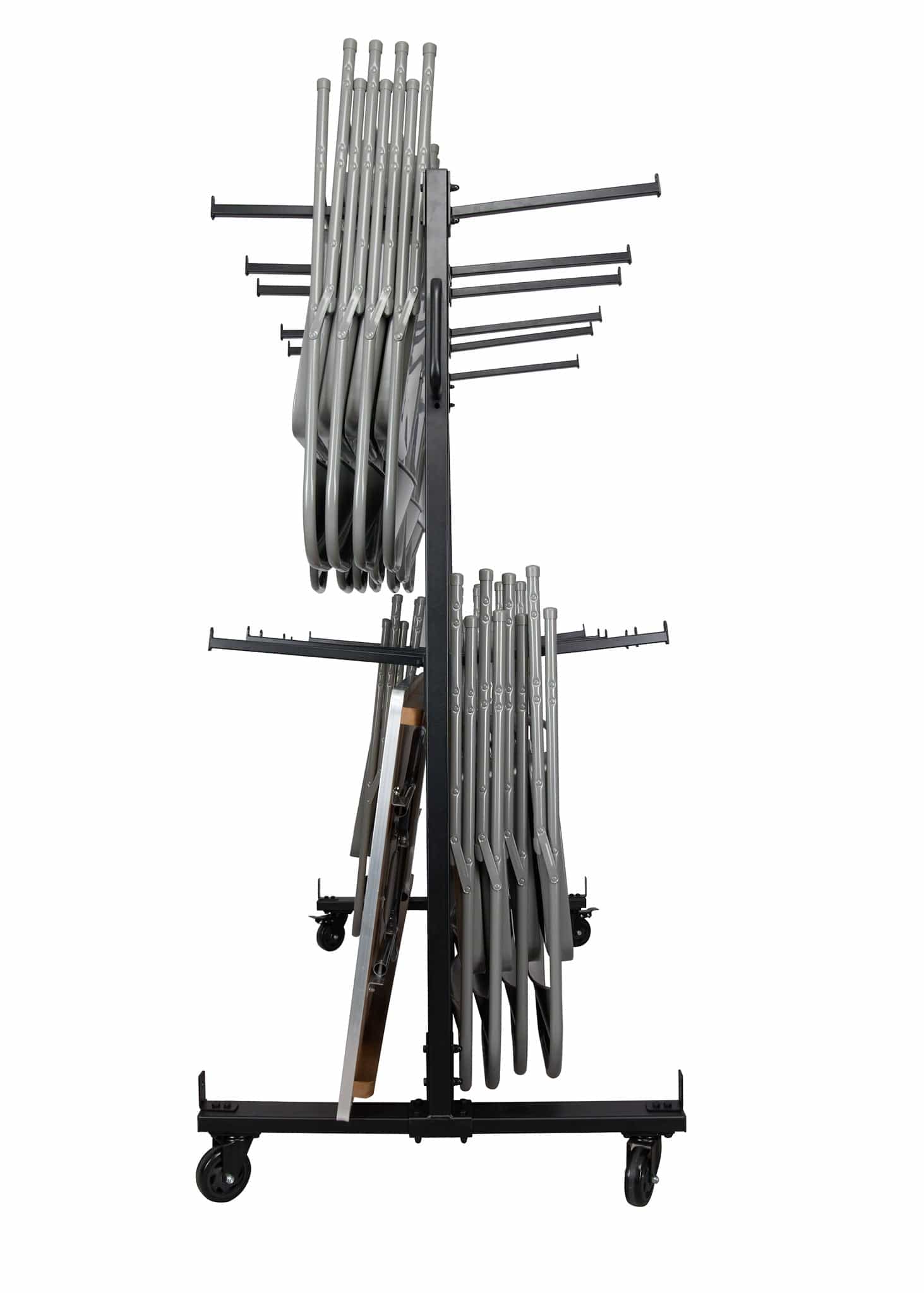 Chivari Hanging Cart for Metal Folding Chairs and Tables CART101TBL-AX-T