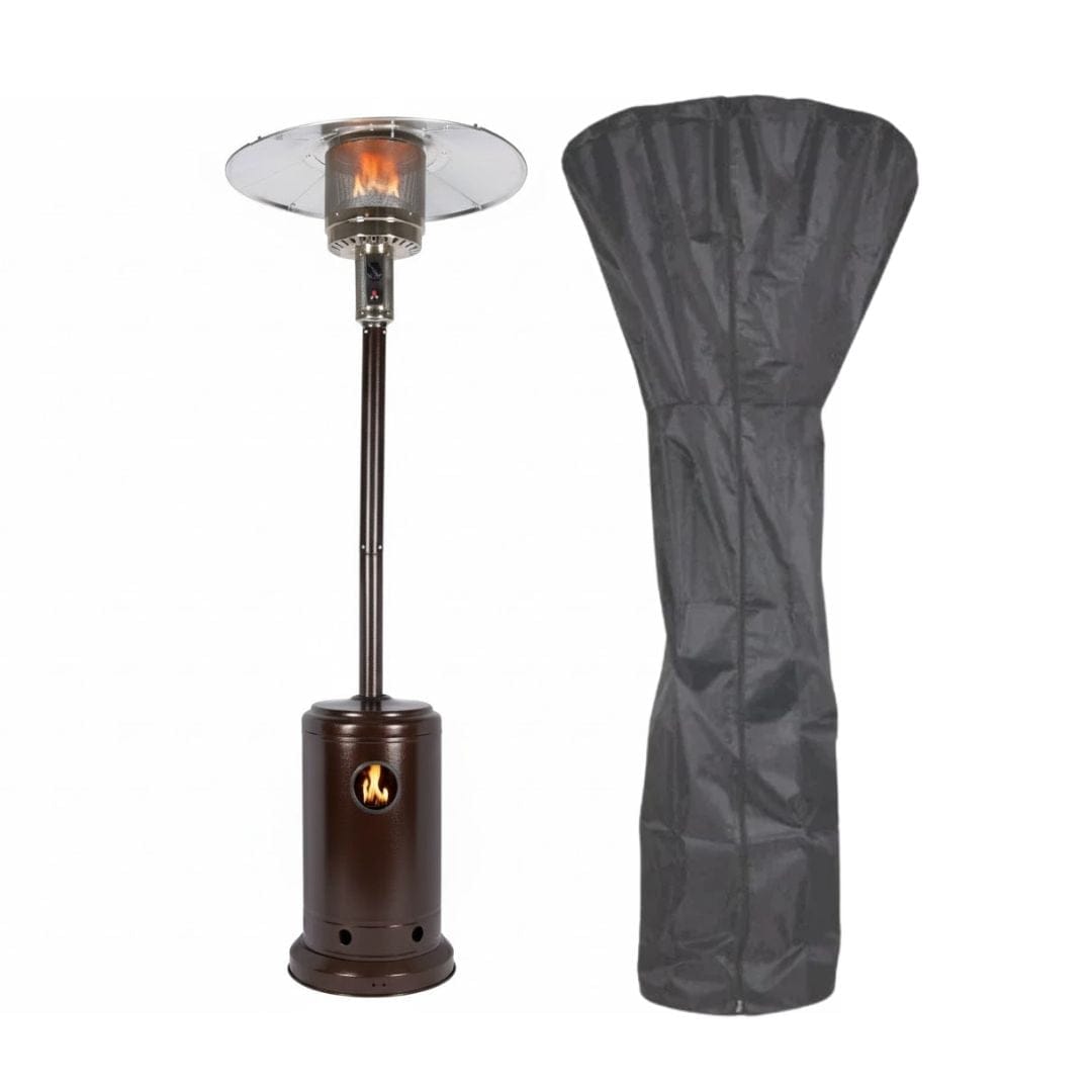 Chivari Brown Propane Standing Patio Outdoor Heater 41000 BTU HEAT-PAT41KBTU-BRN