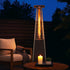 Chivari Black Propane Pyramid Patio Heater 43000 BTU with Cover HEAT-PYR43KBTU-BLK