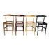 Walnut Finish Horn Wood Bar Stool with Hunter Green Vinyl Cushion