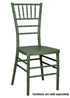Chivari Hunter Green ColorCore™ Resin Steel Skeleton™ Chiavari Chair CCRHG-STEEL-AX-T