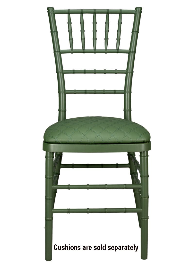 Chivari Hunter Green ColorCore™ Resin Steel Skeleton™ Chiavari Chair CCRHG-STEEL-AX-T