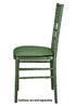 Chivari Hunter Green ColorCore™ Resin Steel Skeleton™ Chiavari Chair CCRHG-STEEL-AX-T