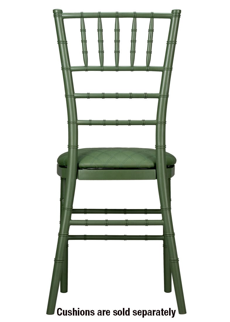 Chivari Hunter Green ColorCore™ Resin Steel Skeleton™ Chiavari Chair CCRHG-STEEL-AX-T