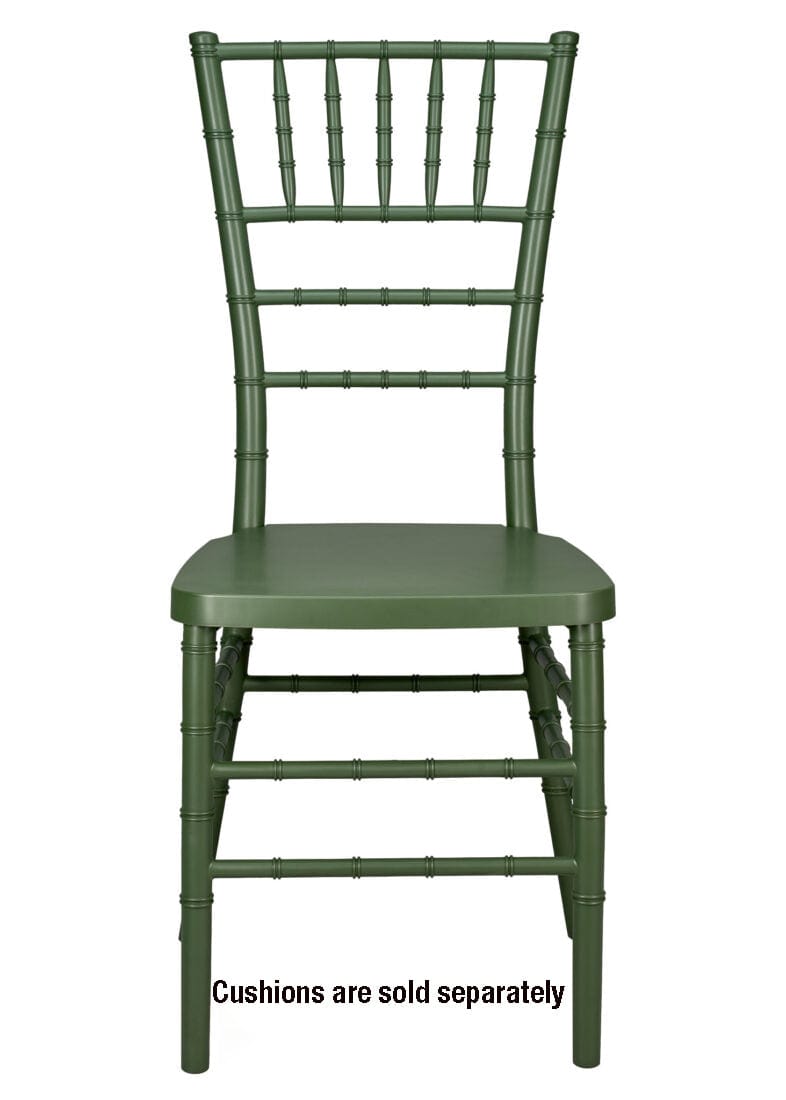Chivari Hunter Green ColorCore™ Resin Steel Skeleton™ Chiavari Chair CCRHG-STEEL-AX-T