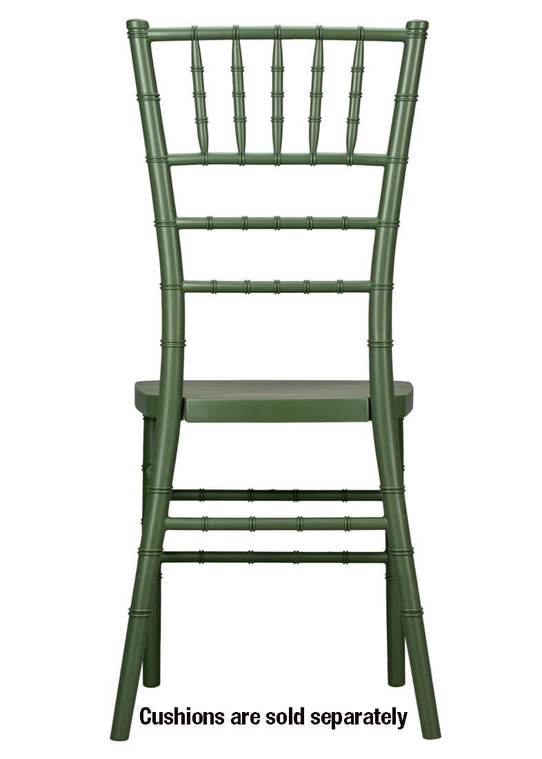 Chivari Hunter Green ColorCore™ Resin Steel Skeleton™ Chiavari Chair CCRHG-STEEL-AX-T