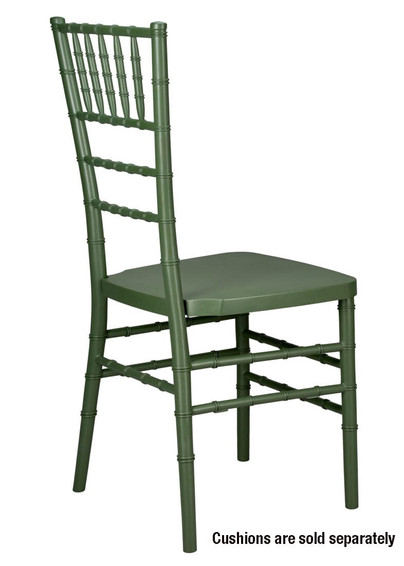 Chivari Hunter Green ColorCore™ Resin Steel Skeleton™ Chiavari Chair CCRHG-STEEL-AX-T