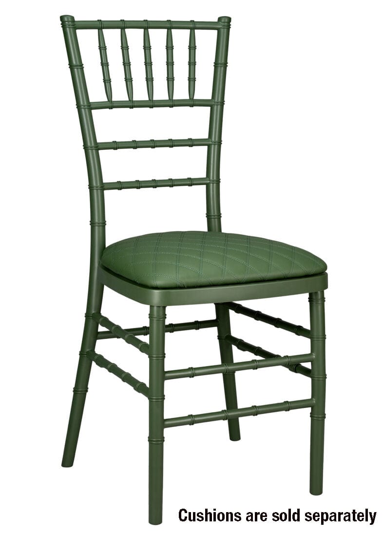 Chivari Hunter Green ColorCore™ Resin Steel Skeleton™ Chiavari Chair CCRHG-STEEL-AX-T