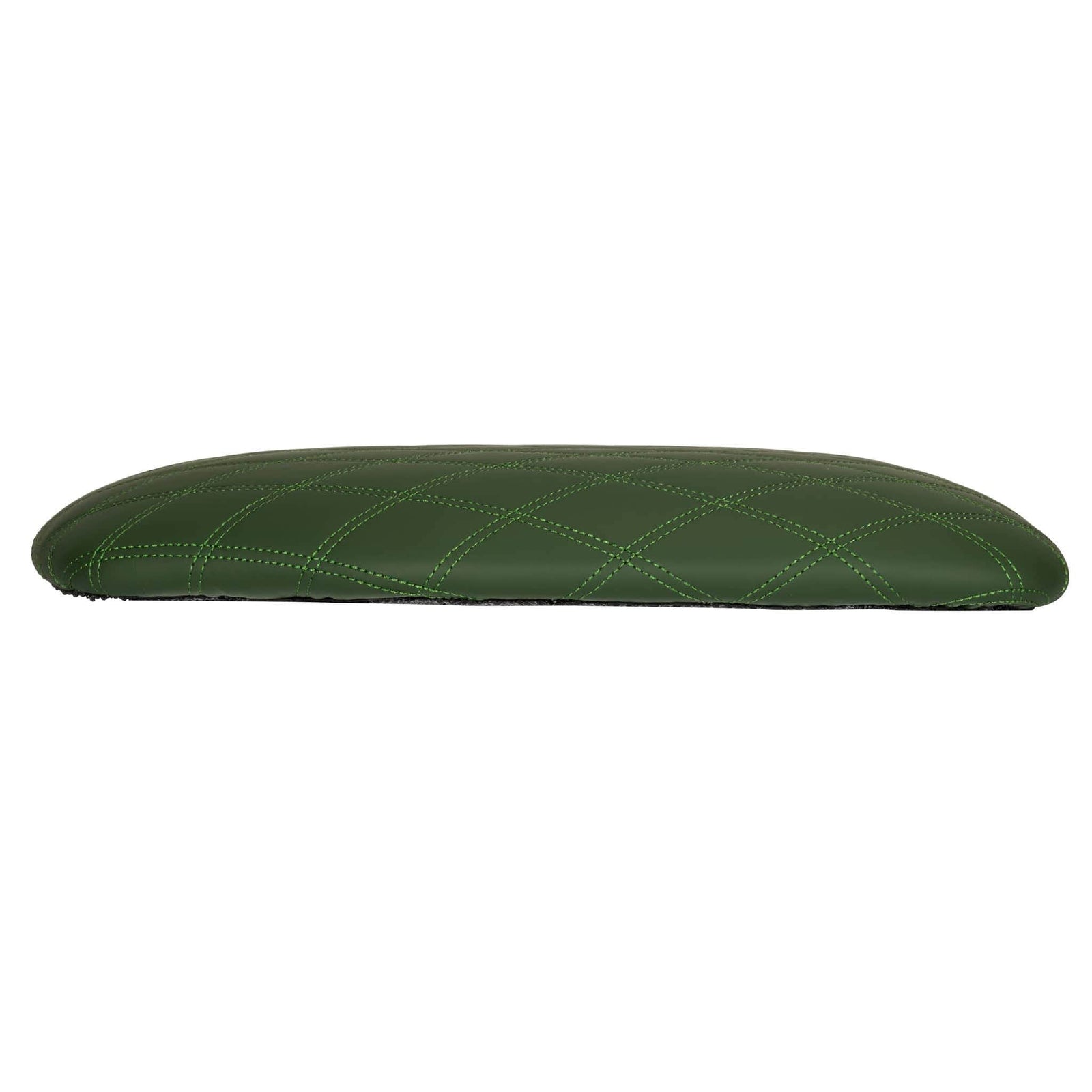 Chivari Hunter Green Vinyl Panel Back Chiavari Cushion with Bentley Stitching and SlipNot™ Technology CUSHPANVINBENTHG-A