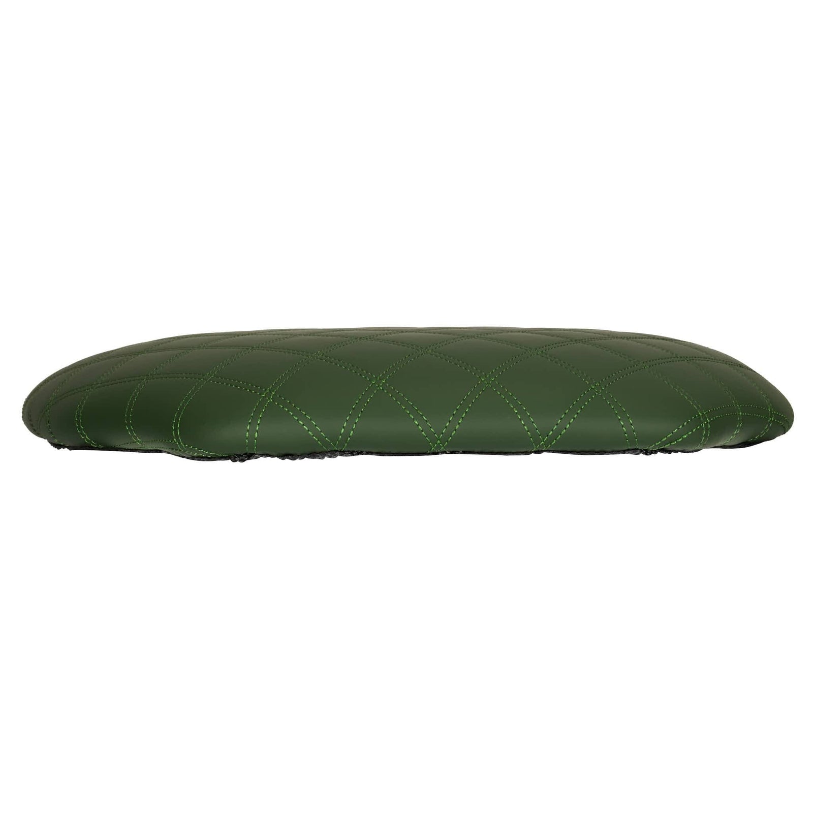 Chivari Hunter Green Vinyl Panel Back Chiavari Cushion with Bentley Stitching and SlipNot™ Technology CUSHPANVINBENTHG-A