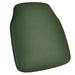 Chivari Hunter Green 1.75" Vinyl Panel Back Chiavari Cushion with SlipNot™ Technology CUSHPANVINHG-SPNT-AX