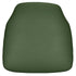 Chivari Hunter Green 1.75" Vinyl Panel Back Chiavari Cushion with SlipNot™ Technology CUSHPANVINHG-SPNT-AX