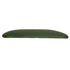 Chivari Hunter Green 1.75" Vinyl Panel Back Chiavari Cushion with SlipNot™ Technology CUSHPANVINHG-SPNT-AX