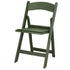 Chivari Hunter Green with Matching Seat Resin Steel Skeleton Folding Chair CFRHGB-ST-A