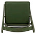 Chivari Hunter Green with Matching Seat Resin Steel Skeleton Folding Chair CFRHGB-ST-A