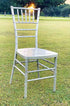 Chivari Sparkling Silver Champagne Resin Steel Skeleton™ Chiavari Chair CCRCHSSP-STEEL-AX-T