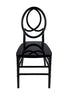 Chivari Black ToughResin™ Infinity Chair - 4 Pack - Some Assembly Required CIRB-U-ZG-T-4