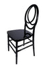 Chivari Black ToughResin™ Infinity Chair - 4 Pack - Some Assembly Required CIRB-U-ZG-T-4