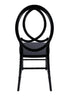 Chivari Black ToughResin™ Infinity Chair - 4 Pack - Some Assembly Required CIRB-U-ZG-T-4