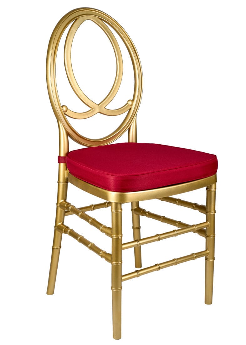 Chivari Gold ToughResin™ Infinity Chair CIRG-ZG-T