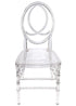 Clear Resin ProClear™ Infinity Chair - 4 Pack - Some Assembly Required
