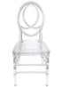 Chivari Clear Resin ProClear™ Infinity Chair - 4 Pack - Some Assembly Required CIRC-U-ZG-T-4