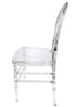 Clear Resin ProClear™ Infinity Chair - 4 Pack - Some Assembly Required