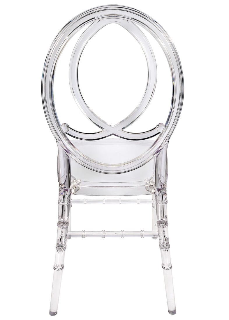 Clear Resin ProClear™ Infinity Chair - 4 Pack - Some Assembly Required
