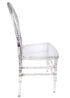 Clear Resin ProClear™ Infinity Chair - 4 Pack - Some Assembly Required
