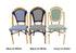 Toulouse Black and White French Bistro Patio Dining Chair CBTBLA-ZG-T