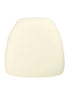 Chivari Ivory 1.75" Thick Fabric Panel Chiavari Chair Cushion CUSHPANFABIVY-AX-T