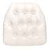 Chivari White 1.75" Thick Vinyl Tufted Panel Chiavari Chair Cushion CUSHPANVINTUFTWHI-AX-T