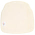 Ivory Vinyl 1.75" Thick Cross Back Cushion with SlipNot™ Technology