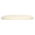 Ivory Vinyl 1.75" Thick Cross Back Cushion with SlipNot™ Technology